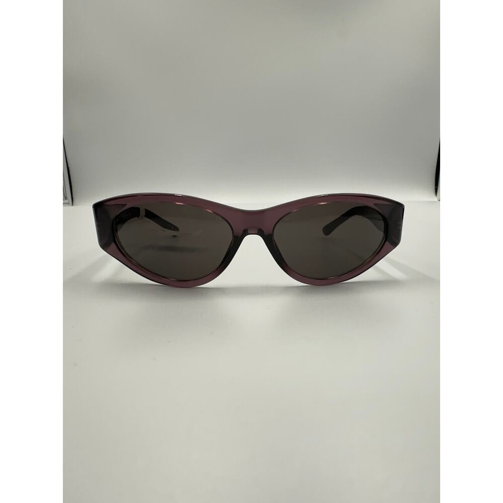 New Balenciaga BB0367S frame Violet lenses Grey  Sunglasses - Picture 6 of 9